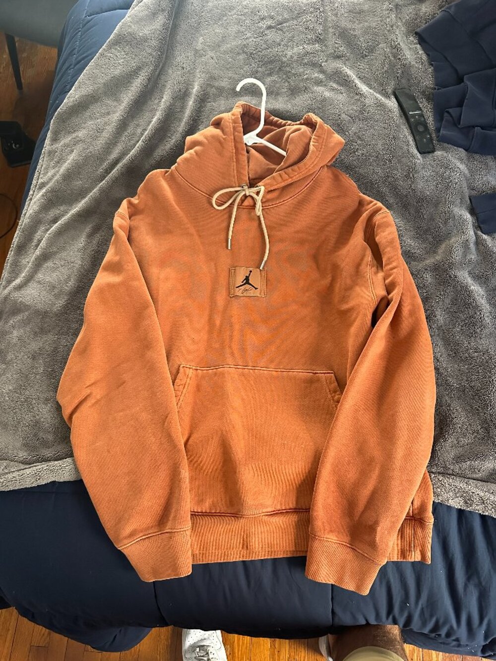 Jordan Burnt Orange Hoodie [Large] Pullover Sweatshirt
